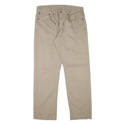 LEVI'S 559 Mens Trousers Beige Relaxed Straight W34 L32