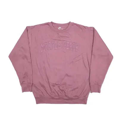 COASTAL SWELL Myrtle Beach Sweatshirt Purple Mens S