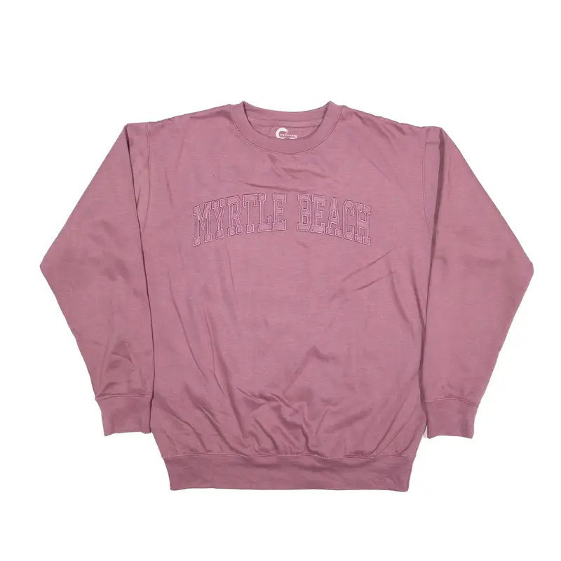 COASTAL SWELL Myrtle Beach Sweatshirt Purple Mens S