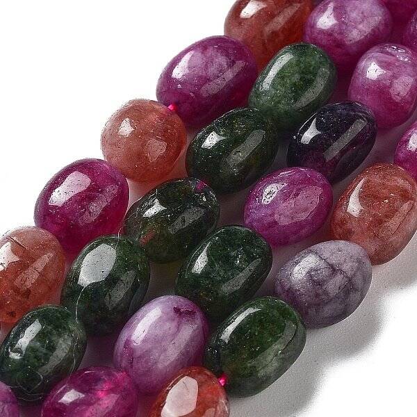 Dyed Natural Malaysia Jade Beads Strands