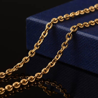 Ion Plating(IP) 304 Stainless Steel Textured Cable Chains