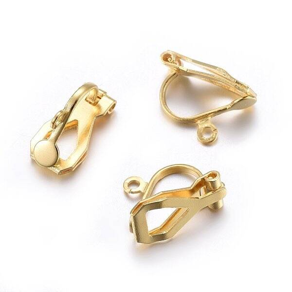 304 Stainless Steel Clip-on Earring Findings