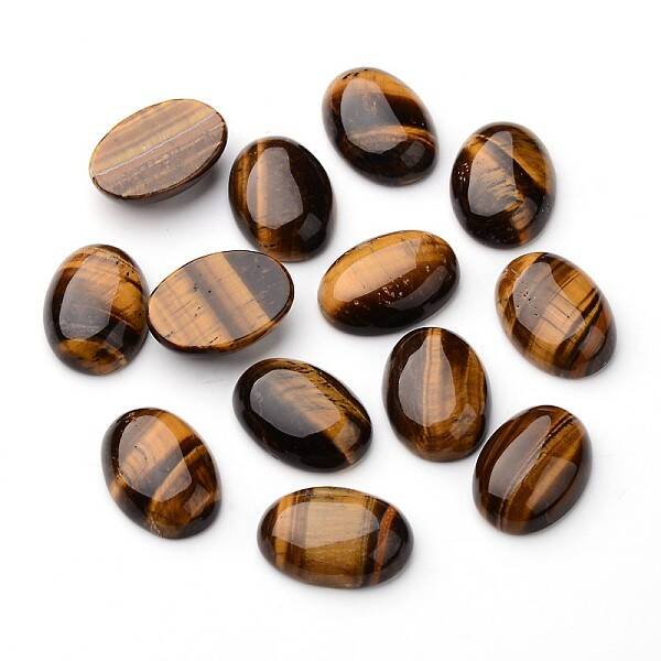 Natural Tiger Eye Oval Cabochons