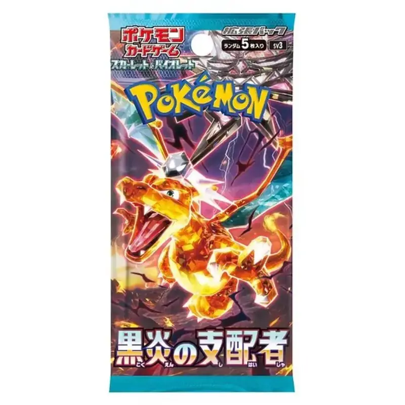 Pokemon Ruler of The Black Flame SV3 Booster Pack - Scarlet & Violet Series - Japanese pokemon cards obsidian flame