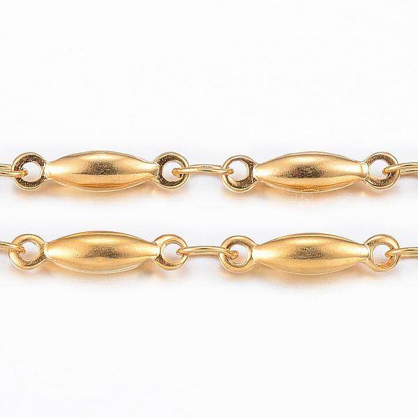 Ion Plating(IP) 304 Stainless Steel Bar Link Chains