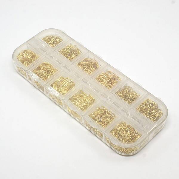 1 Box Brass Jump Rings