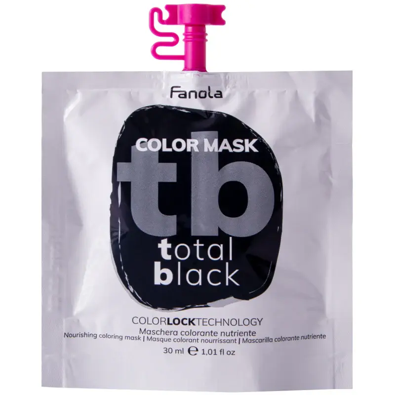 Fanola Color mask 30 ml Total black