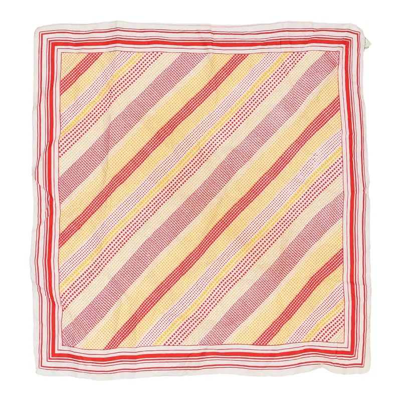 Unbranded Striped Scarf - No Size Pink Polyester