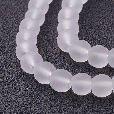 Transparent Glass Bead Strands