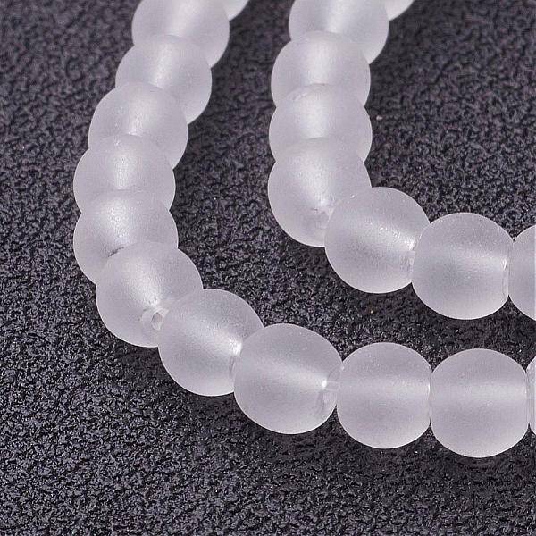 Transparent Glass Bead Strands