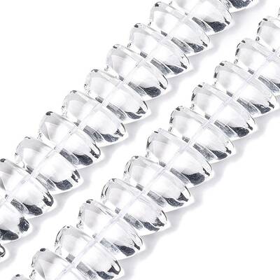 Transparent Glass Beads Strands