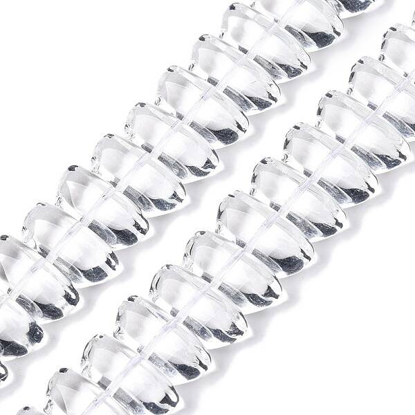 Transparent Glass Beads Strands