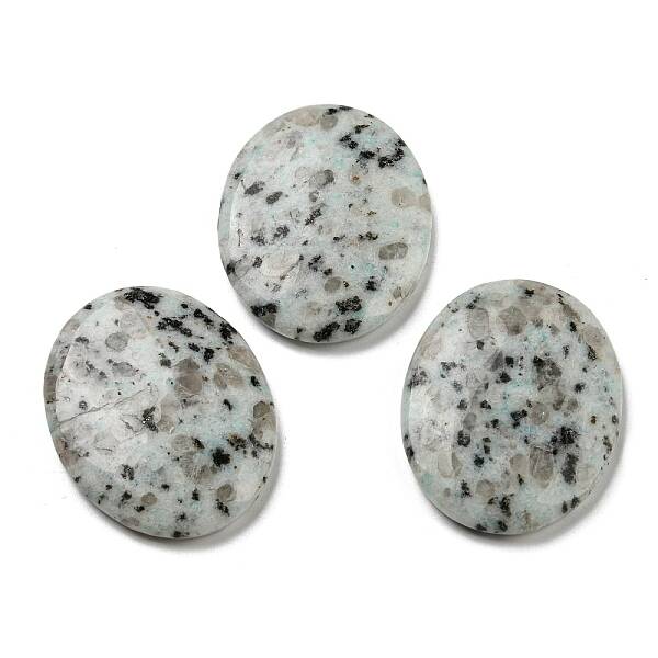 Natural Sesame Jasper Worry Stone for Anxiety Therapy