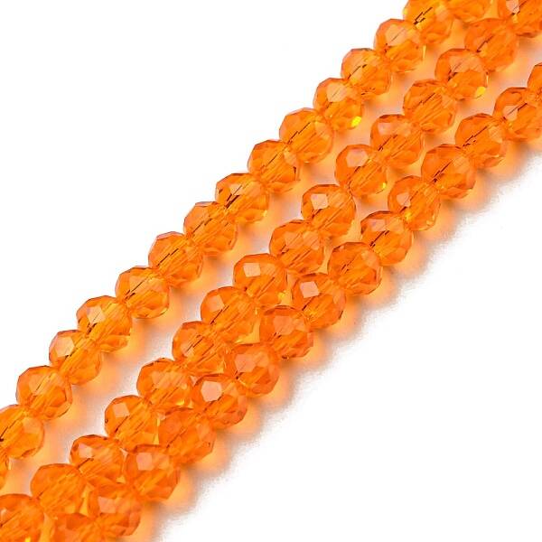 Transparent Glass Beads Strands