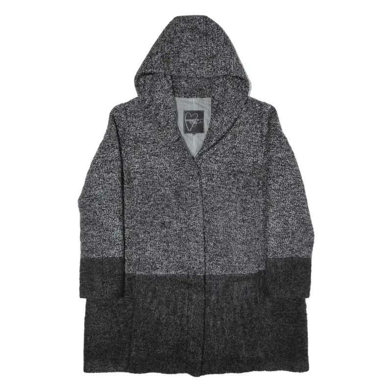KENNY S Overcoat Gilet Grey Womens L