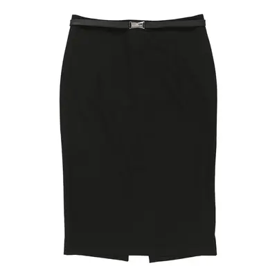 Richmond Midi Skirt - 30W UK 10 Black Virgin Wool | Size: UK 10