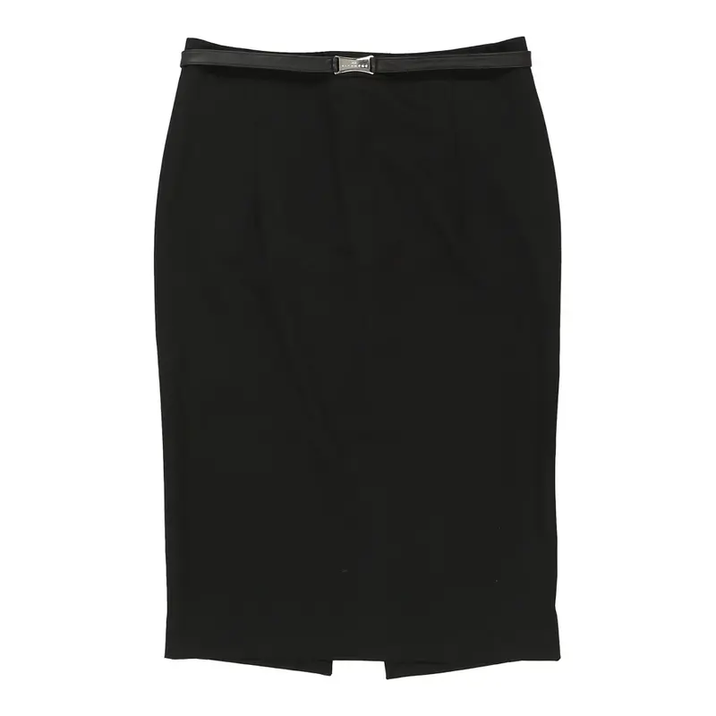 Richmond Midi Skirt - 30W UK 10 Black Virgin Wool | Size: UK 10