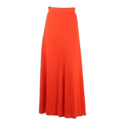 Womens Flare Skirt Red Long S