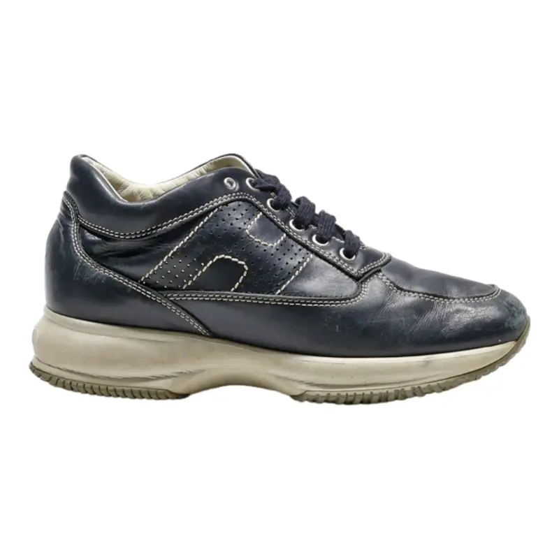 HOGAN Sneaker Trainers Blue Synthetic Womens UK 4.5