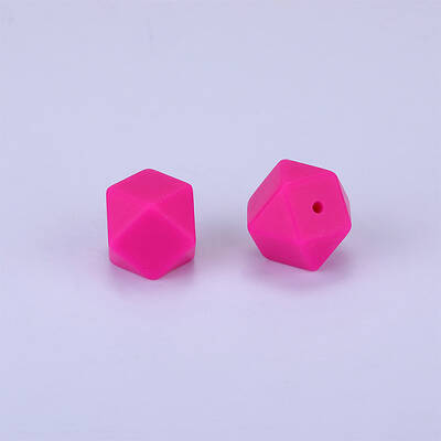 Hexagonal Silicone Focal Beads