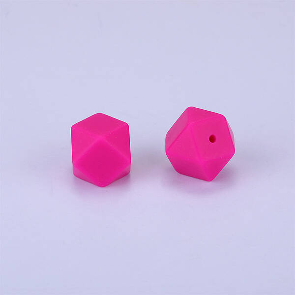Hexagonal Silicone Focal Beads