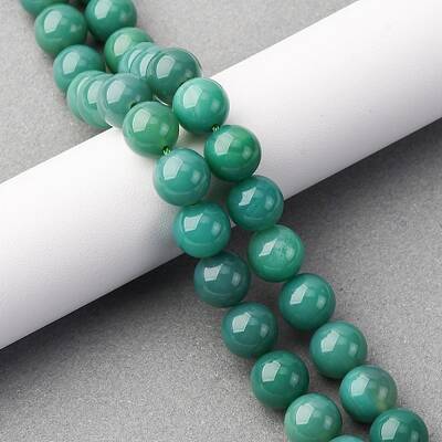 Natural Green Onyx Agate(Dyed & Heated) Beads Strands