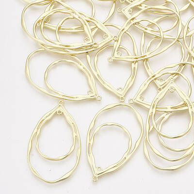 Alloy  2-Loop Link Pendants