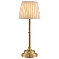 KDG Portables Cordless Table Lamp, Fabric Shade Desk Lamp, 5000mAh Rechargeable Battery Powered Lighting, Dimmable Light for ...