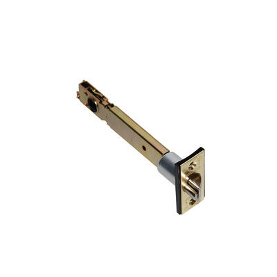 Schlage Residential F Series Square Corner Faceplate 1 X 2 1/4 With 5 Backset Dead Latches, Aceplate, Satin Nickel