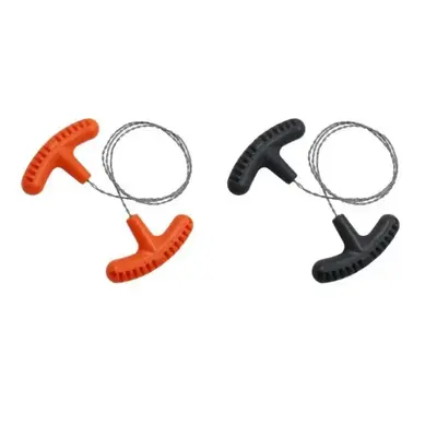 Stainless Steel Rope Saw, Multifunctional Camping Survival Tool, Handheld Rope Saws for Rubber, Plastic, Wood