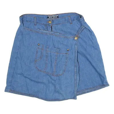 BOLERO Womens Casual Shorts Blue M W30