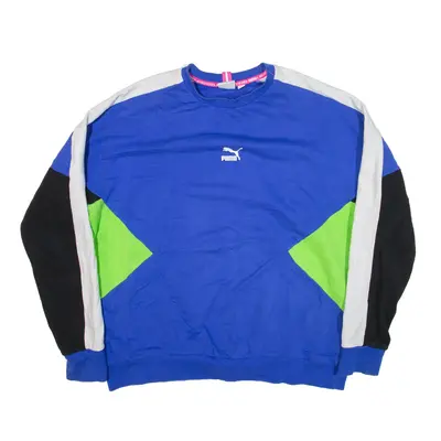 PUMA Sweatshirt Blue Womens L