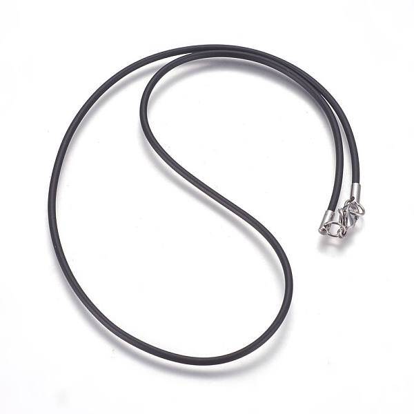 Rubber Cord Necklaces Making