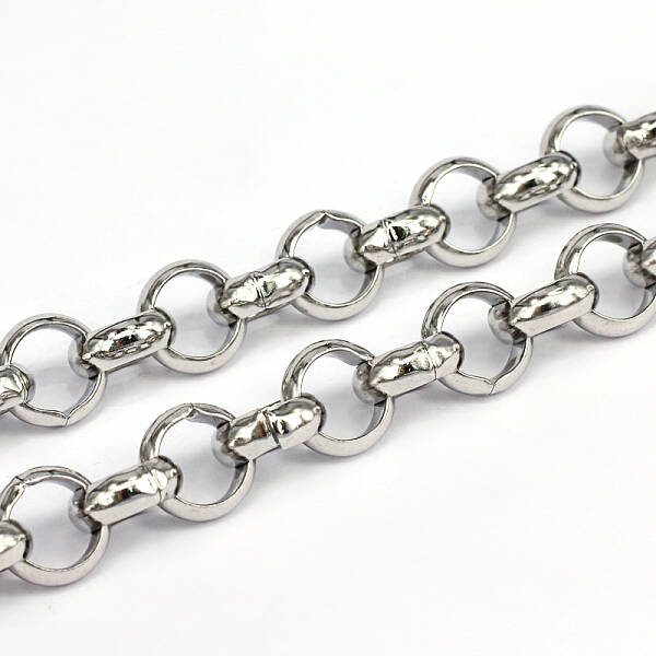 Tarnish Resistant 304 Stainless Steel Rolo Chains
