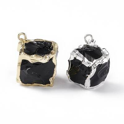 Natural Obsidian Pendants