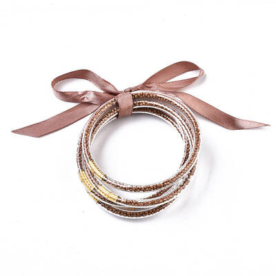PVC Plastic Buddhist Bangle Sets