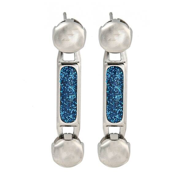 304 Stainless Steel Enamel Stud Earrings