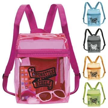 50 Promotional Translucent Color Daypack - Convertible Straps