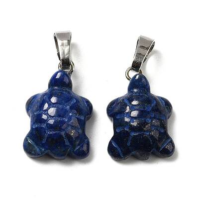 Dyed Natural Lapis Lazuli Pendants