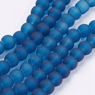 Transparent Glass Bead Strands