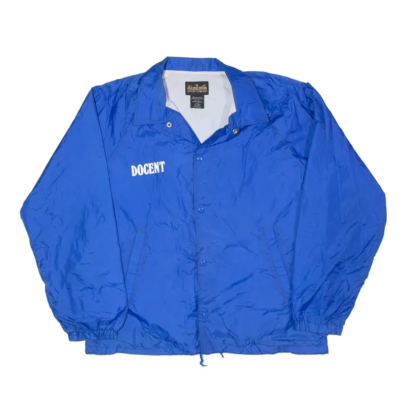 AUBURN SPORTSWEAR Maritime Museum San Francisco Coach USA Jacket Blue 90s Mens L