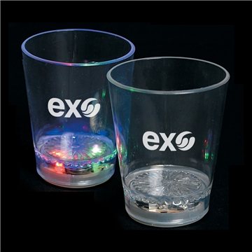 144 Custom Flashing Shot Glass - LED Lights