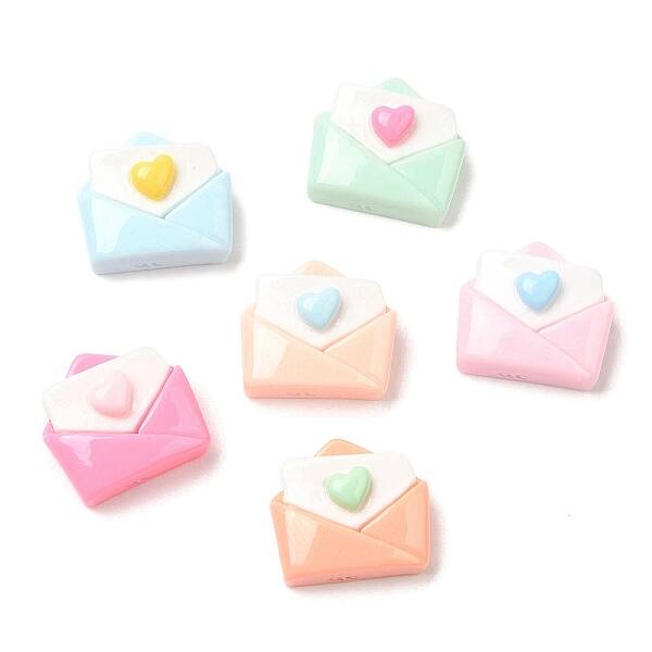 Cartoon Opaque Resin Cabochons
