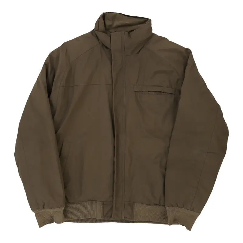 Adidas Jacket - Large Khaki Polyester | Size: large