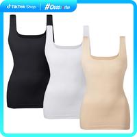 Women's Tummy Control Shapewear Tank Tops Seamless Square Neck Compression Tops Slimming Body Shaper Camisole Comfort Fabric ...