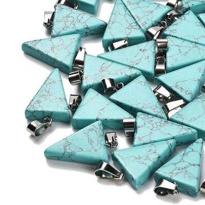 Synthetic Turquoise Pendants