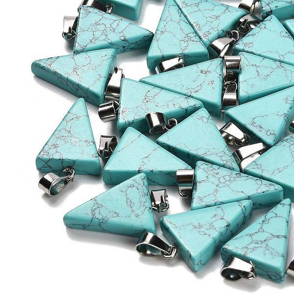Synthetic Turquoise Pendants