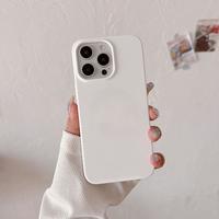 Soft and flexible imitation liquid silicone phone case, with premium feel, solid color and simple fashion design, anti-foulin...