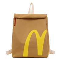 McDonald's Backpack Lightweight Knapsack Crossbody Shoulder Bag for Women Men