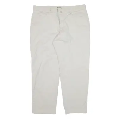 LEE Trousers Cream Relaxed Straight Womens W38 L29